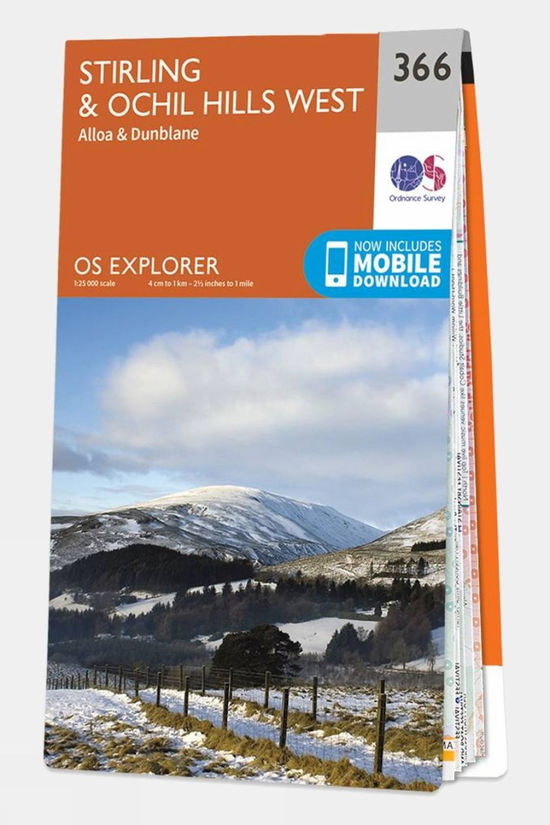 Explorer Map 366 Stirling and Ochil Hills West