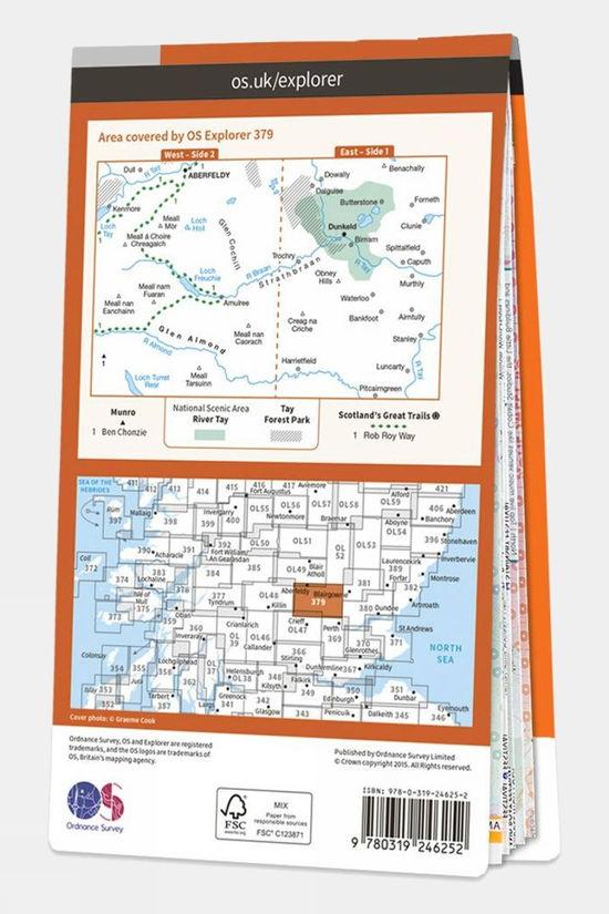 Explorer Map 379 Dunkeld Aberfeldy And Glen Almond