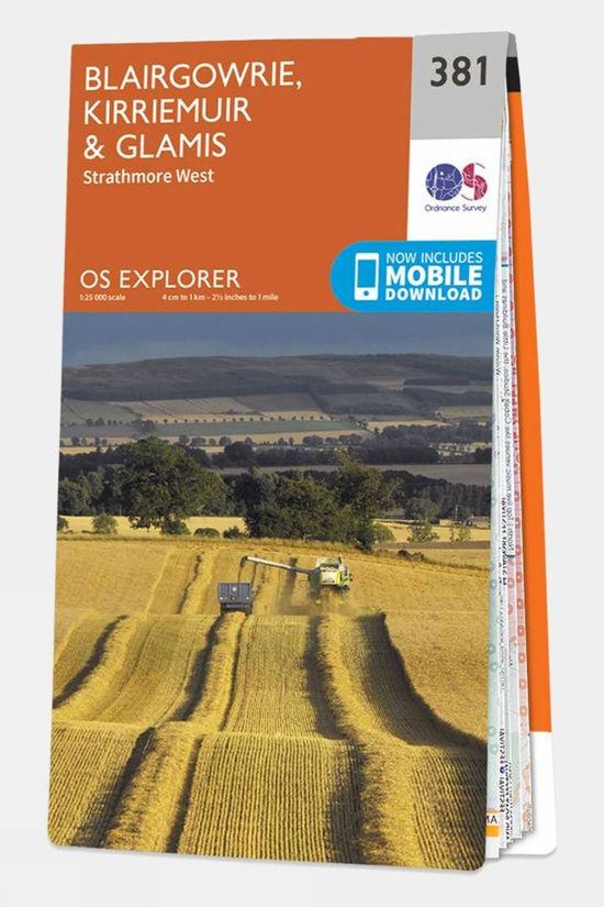 Explorer Map 381 Blairgowrie Kirriemuir and Glamis