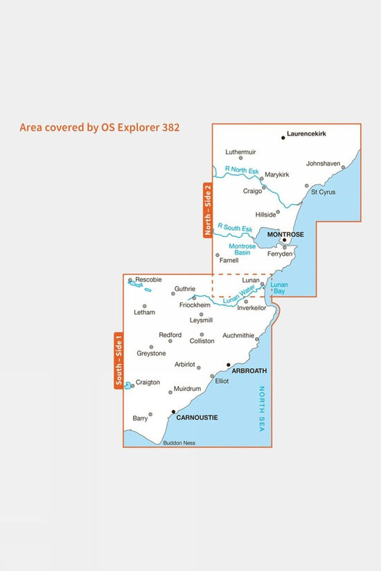 Explorer Map 382 Arbroath Montrose And Carnoustie