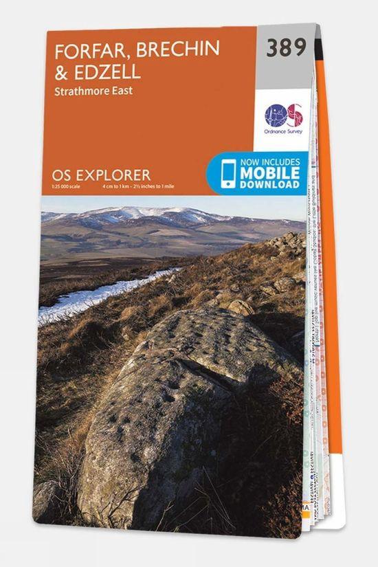 Explorer Map 389 Forfar Brechin and Edzell