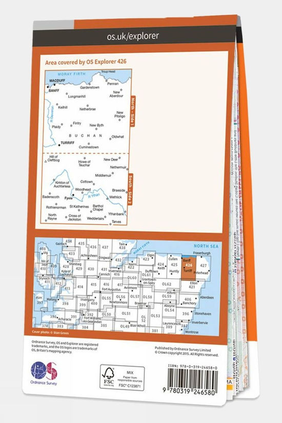 Explorer Map 426 Banff Macduff And Turriff