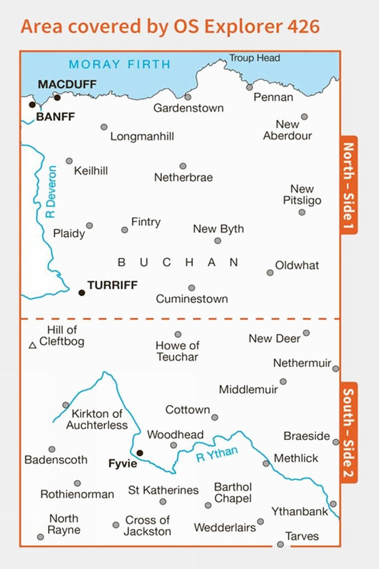 Explorer Map 426 Banff Macduff And Turriff
