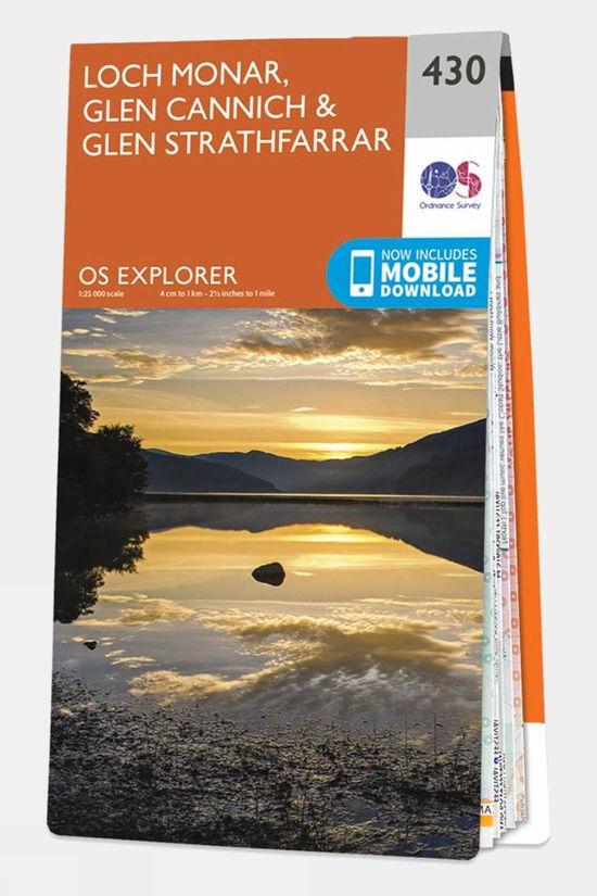 Explorer Map 430 Loch Monar Glen Cannich and Glen Strathfarrar