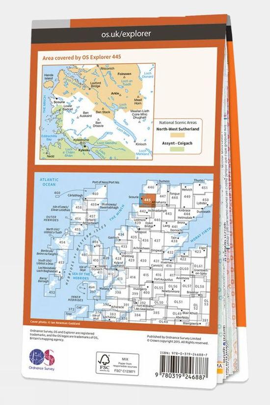 Explorer Map 445 Foinaven Arkle Kylesku And Scourie