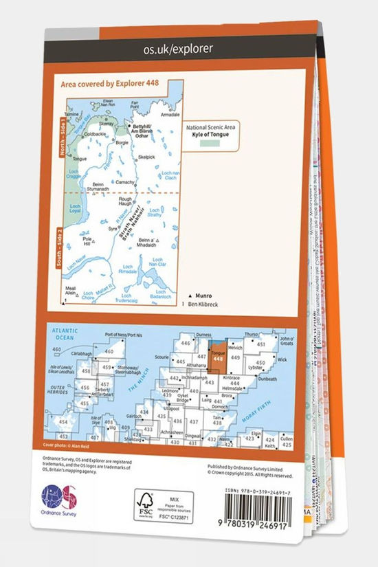 Explorer Map 448 Strath Naver And Loch Loyal