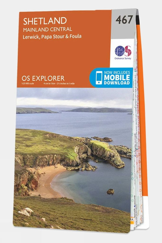 Explorer Map 467 Shetland - Mainland Central