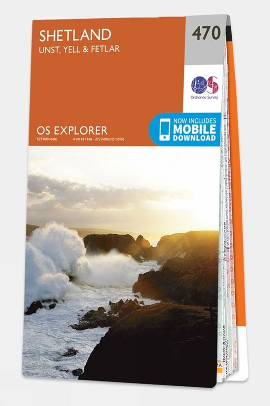 Explorer Map 470 Shetland - Unst Yell and Fetlar