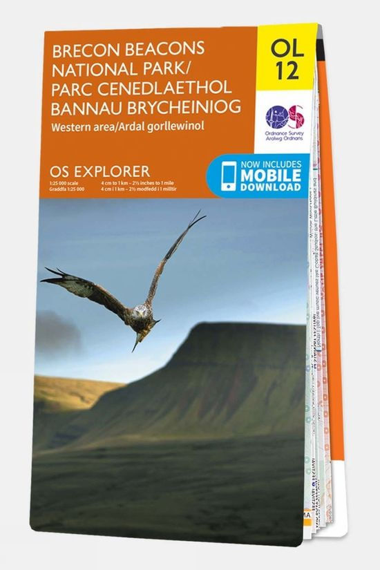 Explorer Map OL12 Brecon Beacons National Park - Western and Central Area