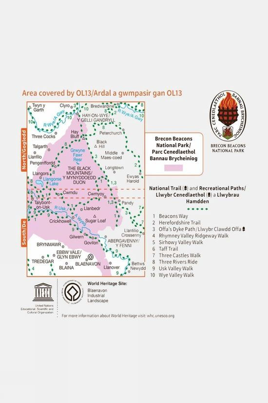 Explorer Map OL13 Brecon Beacons National Park - Eastern Area