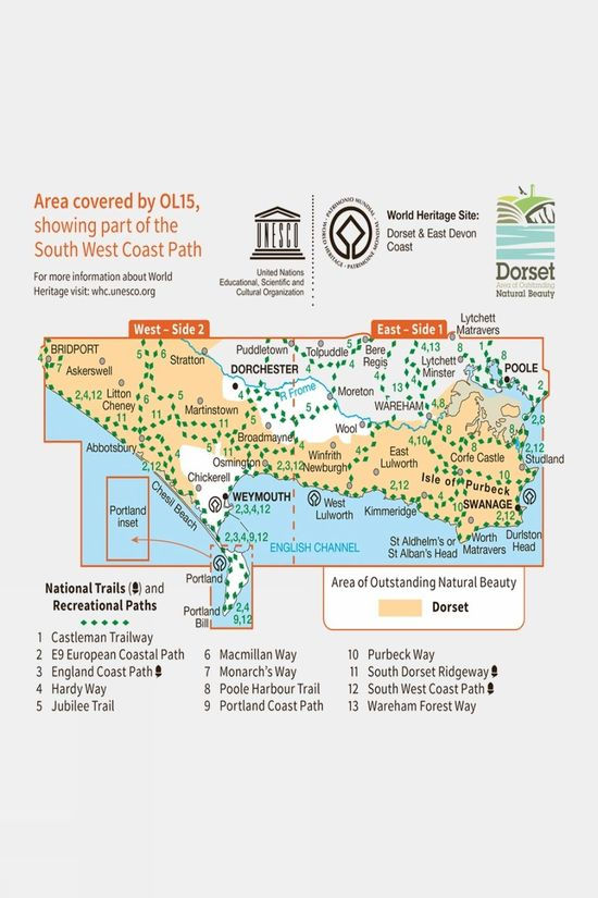 Explorer Map OL15 Purbeck And South Dorset
