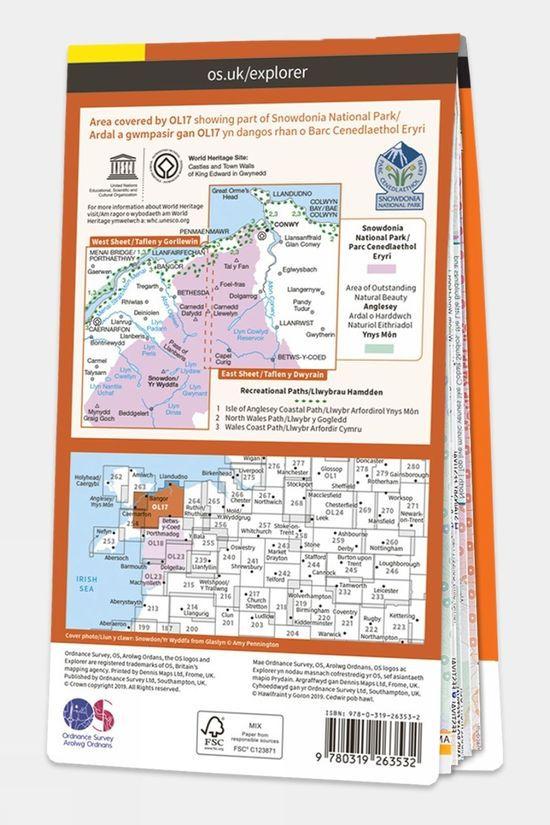 Explorer Map OL17 Snowdon And Conwy Valley