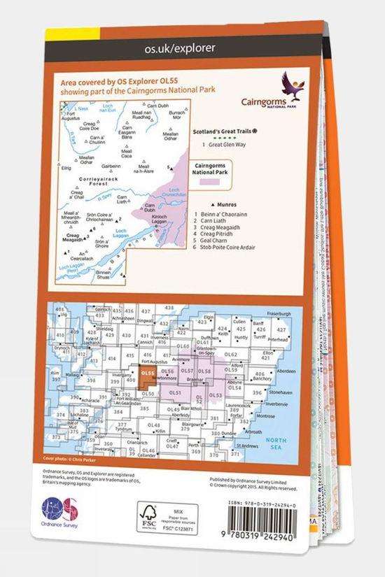 Explorer Map OL55 Loch Laggan And Creag Meagaidh