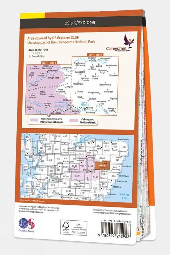 Explorer Map OL59 Aboyne Alford And Strathdon