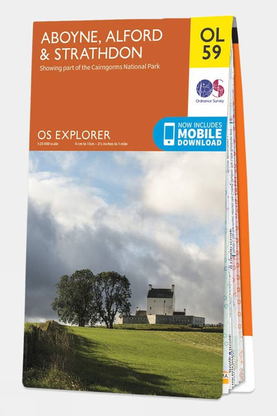 Explorer Map OL59 Aboyne Alford and Strathdon