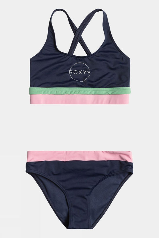 Girls Ilacabo Active-Crop Top Two-Piece Bikini Set