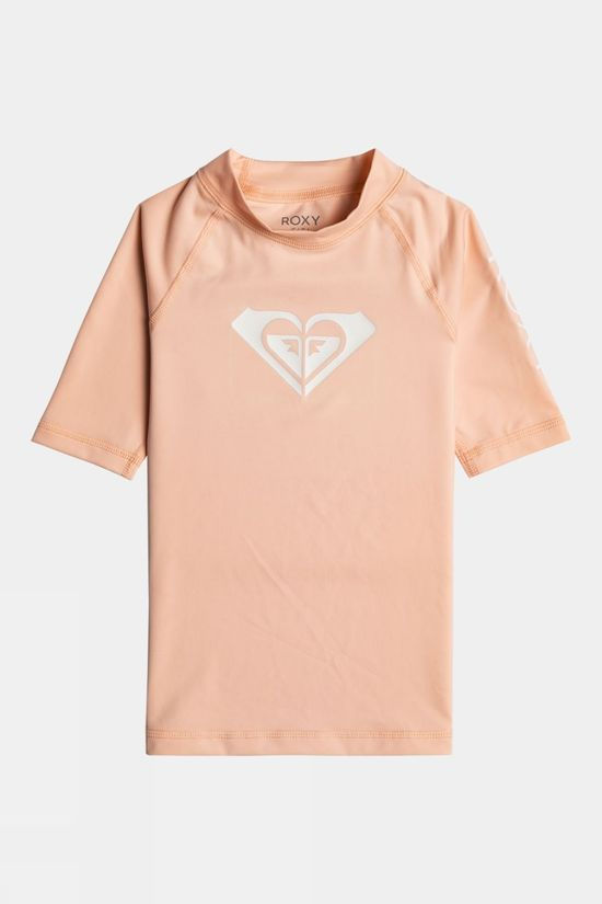 Girls Whole Hearted Short Sleeve Rashguard
