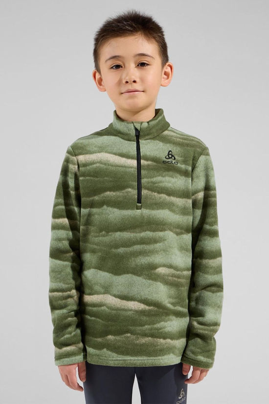 Kids Roy Graphic Half Zip Mid Layer Fleece