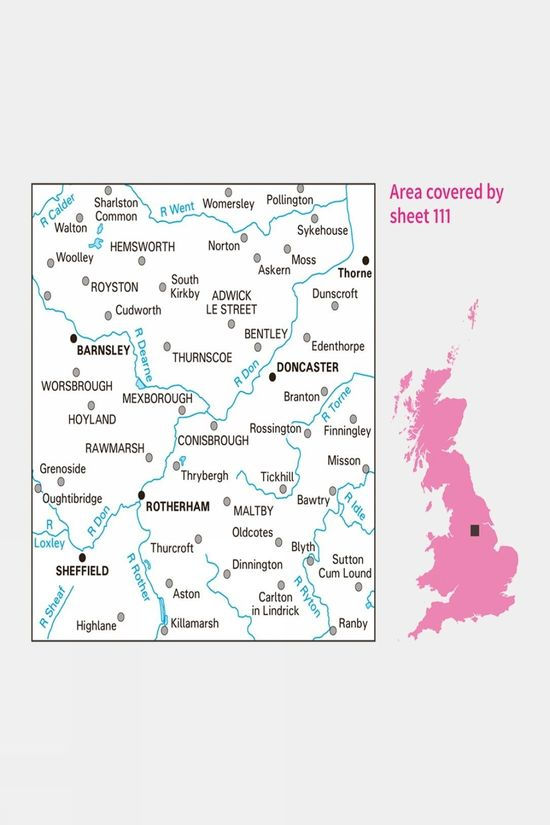 Landranger Map 111 Sheffield And Doncaster