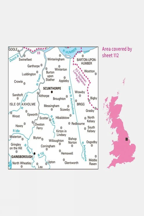 Landranger Map 112 Scunthorpe And Gainsborough