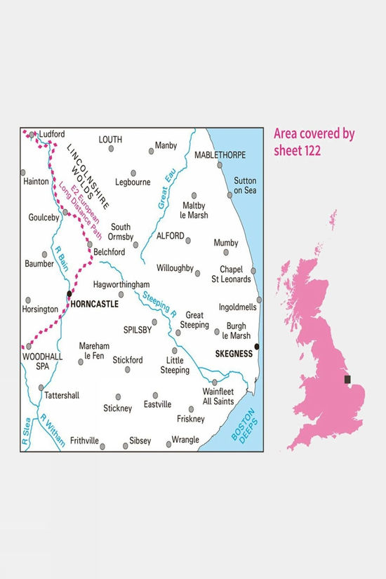 Landranger Map 122 Skegness And Horncastle
