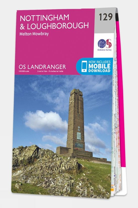 Landranger Map 129 Nottingham and Loughborough