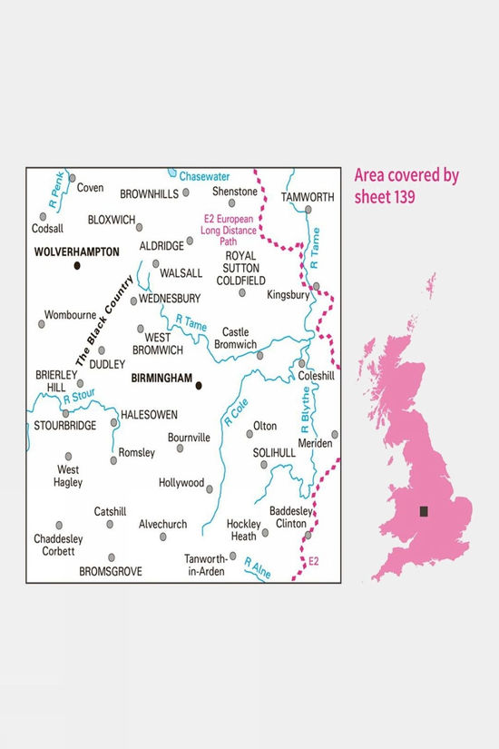 Landranger Map 139 Birmingham And Wolverhampton