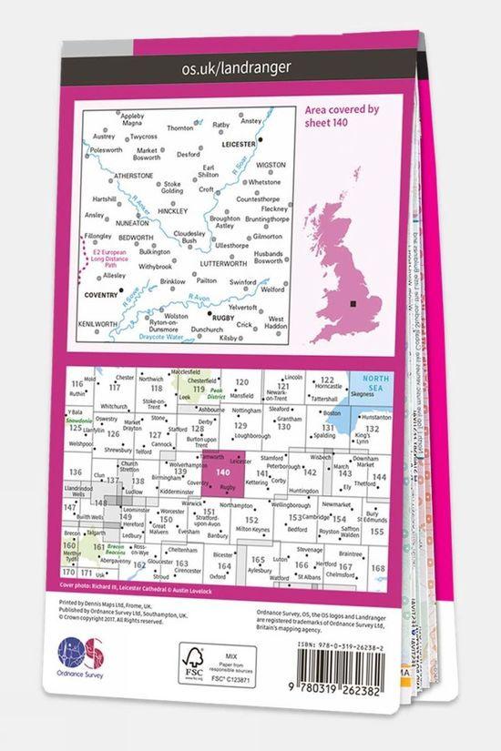 Landranger Map 140 Leicester Coventry And Rugby