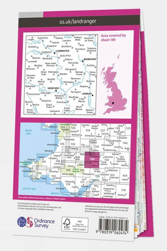 Landranger Map 149 Hereford And Leominster