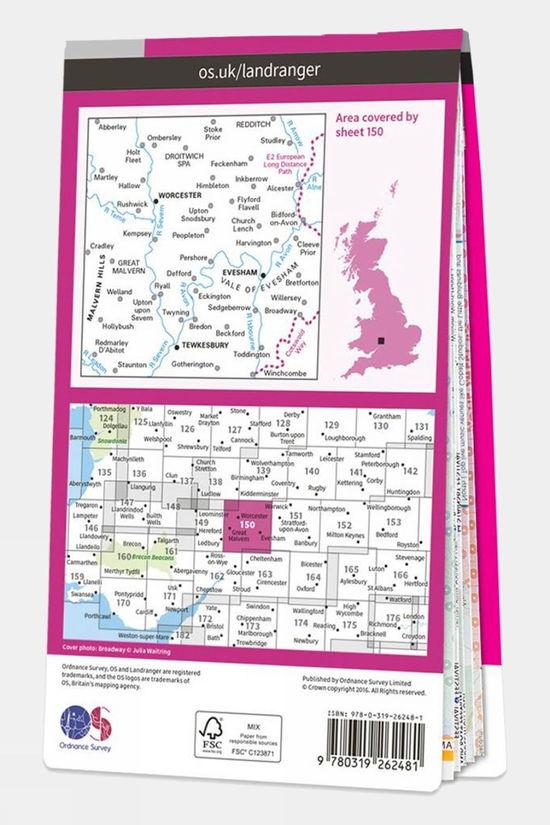 Landranger Map 150 Worcester And The Malverns