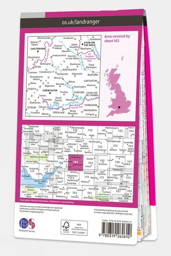 Landranger Map 163 Cheltenham And Cirencester