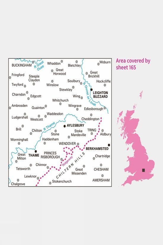 Landranger Map 165 Aylesbury And Leighton Buzzard