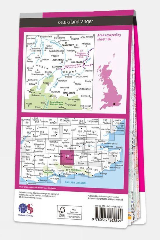 Landranger Map 186 Aldershot And Guildford