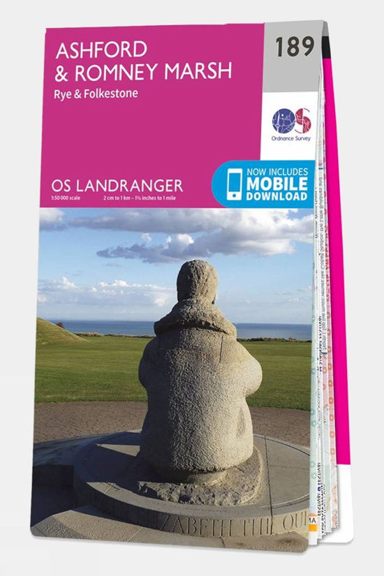 Landranger Map 189 Ashford and Romney Marsh