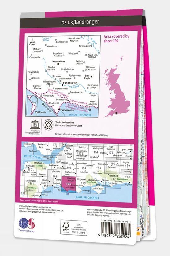 Landranger Map 194 Dorchester And Weymouth