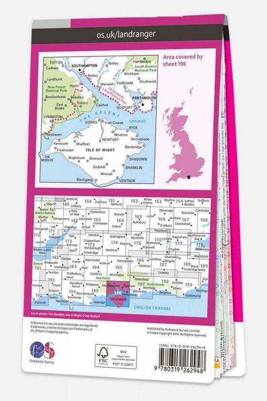 Landranger Map 196 The Solent And Isle Of Wight