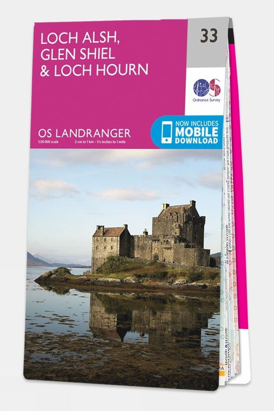 Landranger Map 33 Loch Alsh Glen Shiel and Loch Hourn