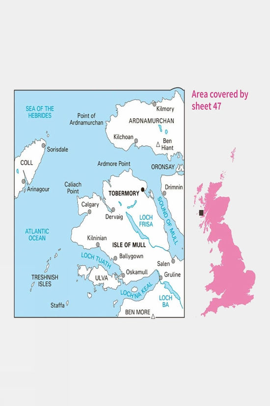 Landranger Map 47 Tobermory And North Mull