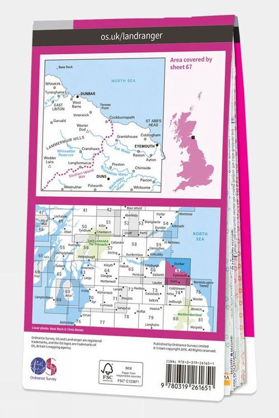Landranger Map 67 Duns Dunbar And Eyemouth
