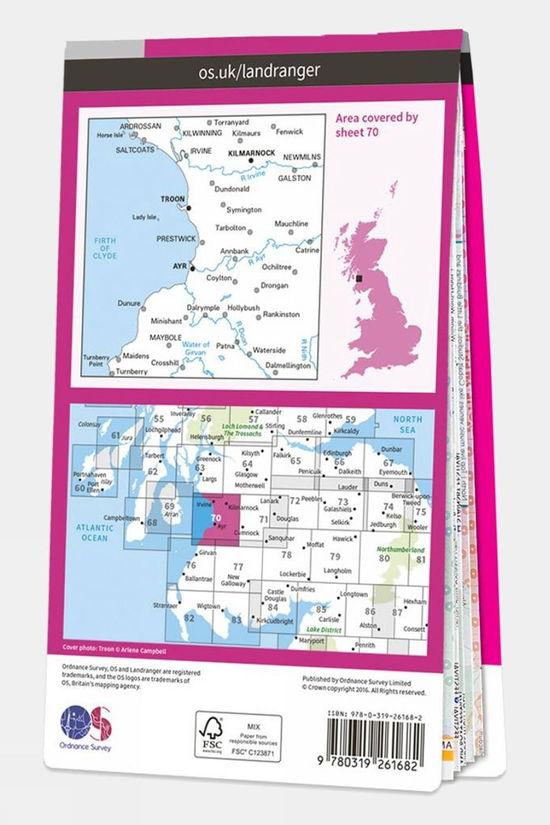 Landranger Map 70 Ayr Kilmarnock And Troon