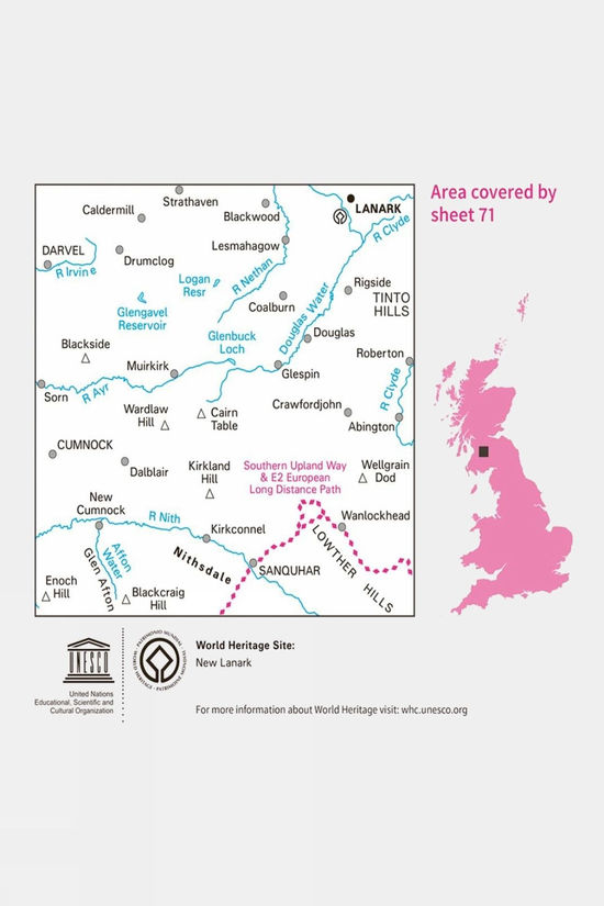 Landranger Map 71 Lanark And Upper Nithsdale