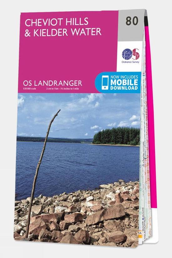 Landranger Map 80 Cheviot Hills and Kielder Water
