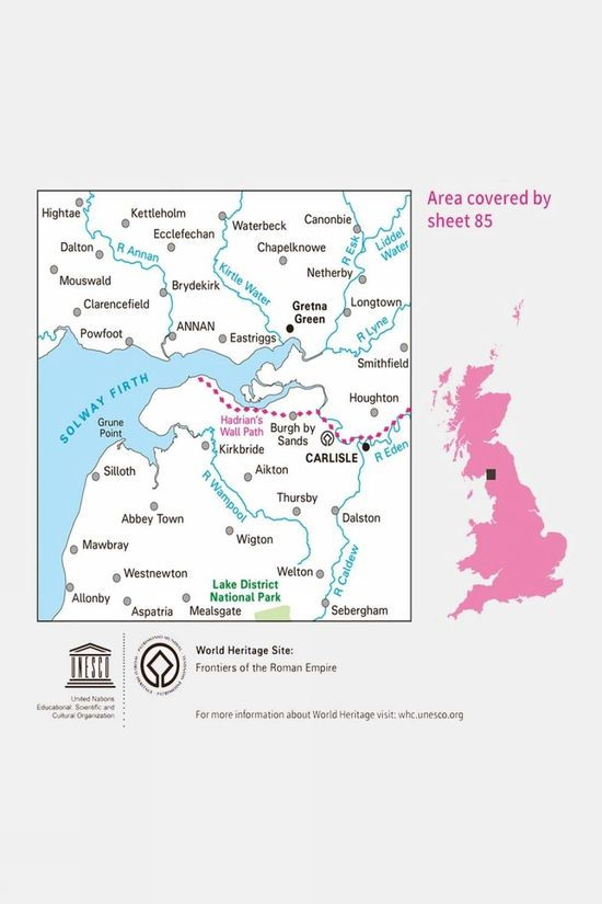 Landranger Map 85 Carlisle And Solway Firth