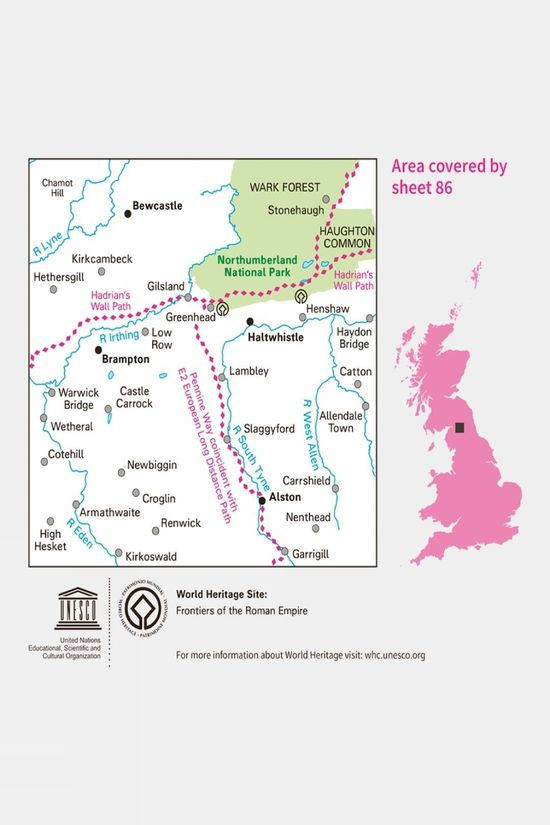Landranger Map 86 Haltwhistle And Brampton