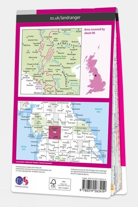 Landranger Map 98 Wensleydale And Upper Wharfedale
