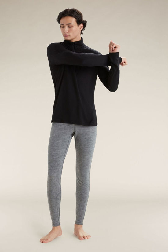 Mens 200 Oasis Long Sleeve Half Zip Thermal Top