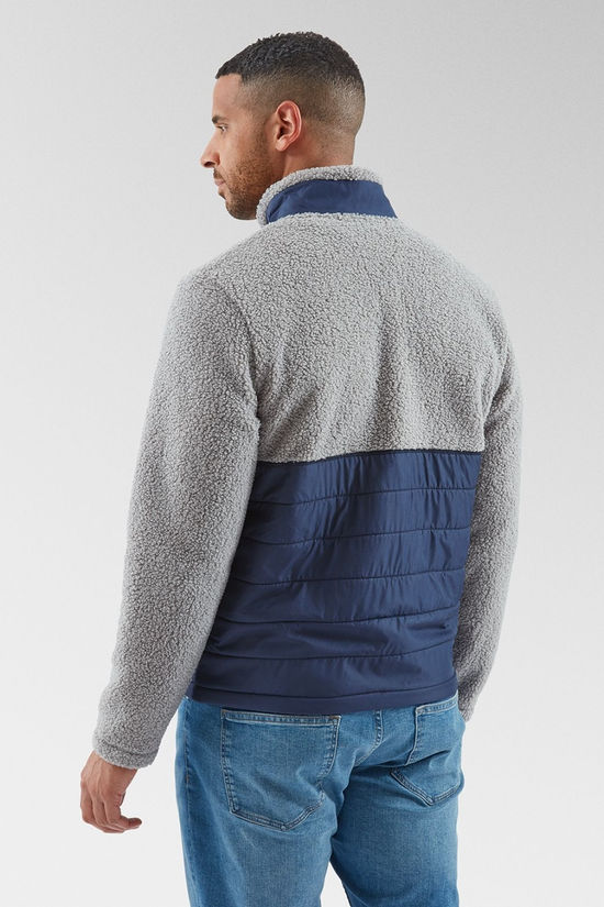 Mens Born Explorer Recycled Polar-Lined Sherpa Fleece