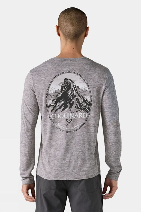 Mens Capilene Cool Daily Graphic Long Sleeve T- Shirt - Lands