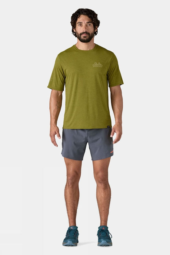 Mens Capilene Cool Daily Lands Graphic T-Shirt