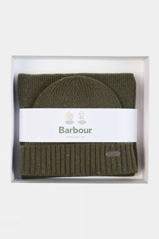 Mens Carlton Fleck Beanie And Scarf Gift Set